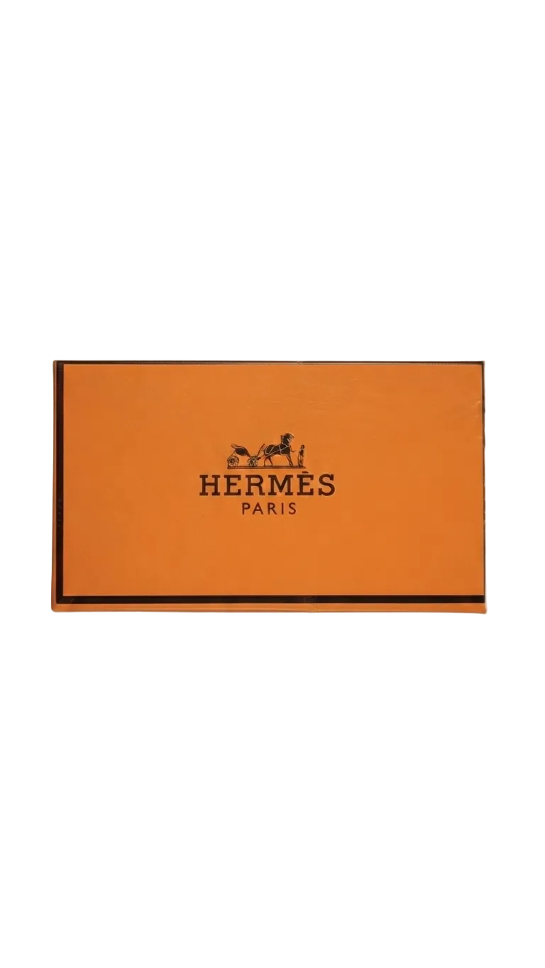 Hermès Oran Slides – White & Black