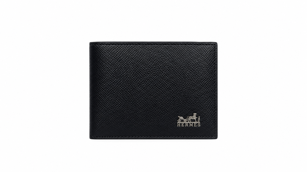 Hermès Leather Wallet – Black