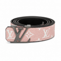 Louis Vuitton Monogram Belt – Pink