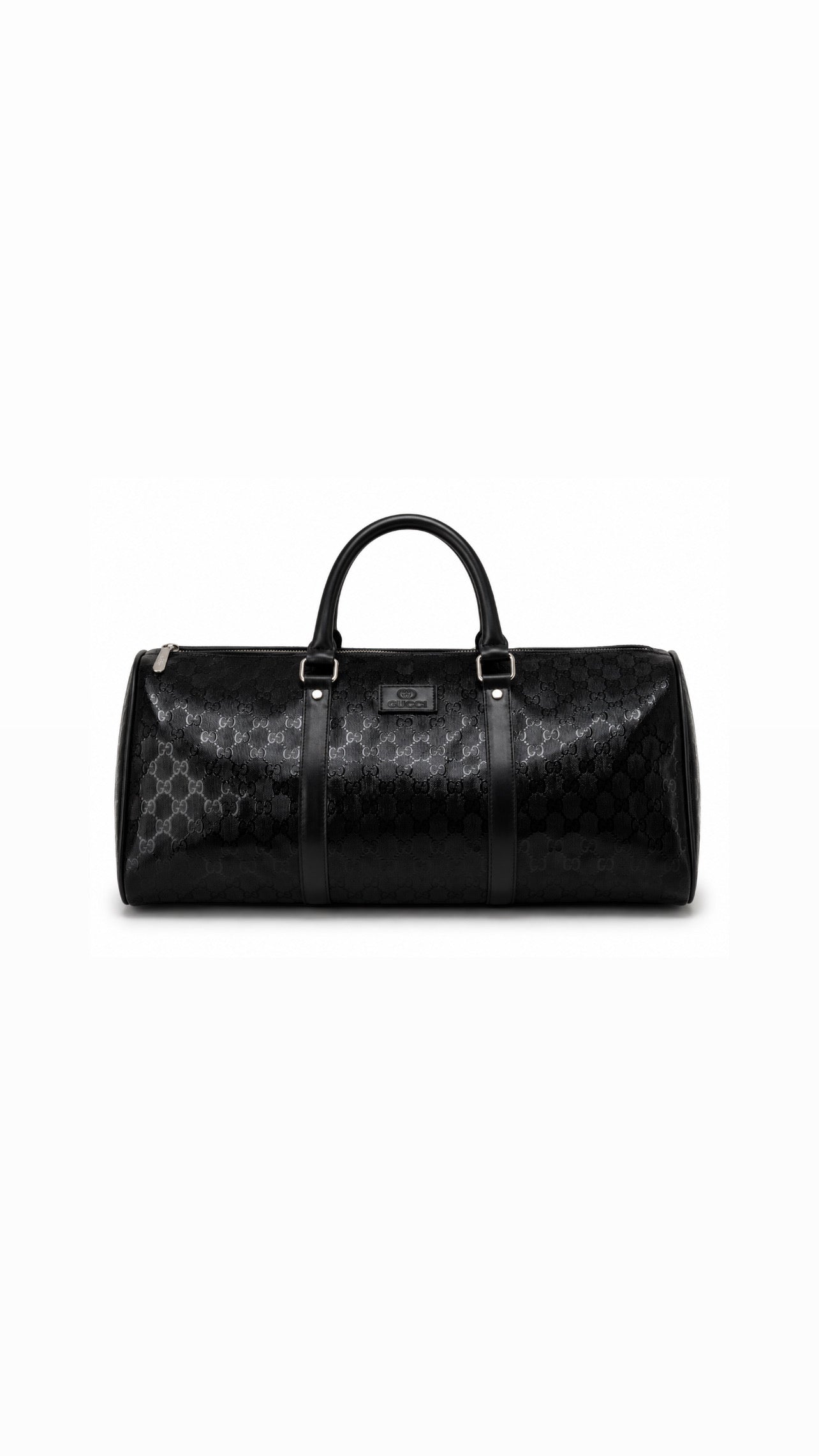 Gucci Cloth Monogram Bag – Black