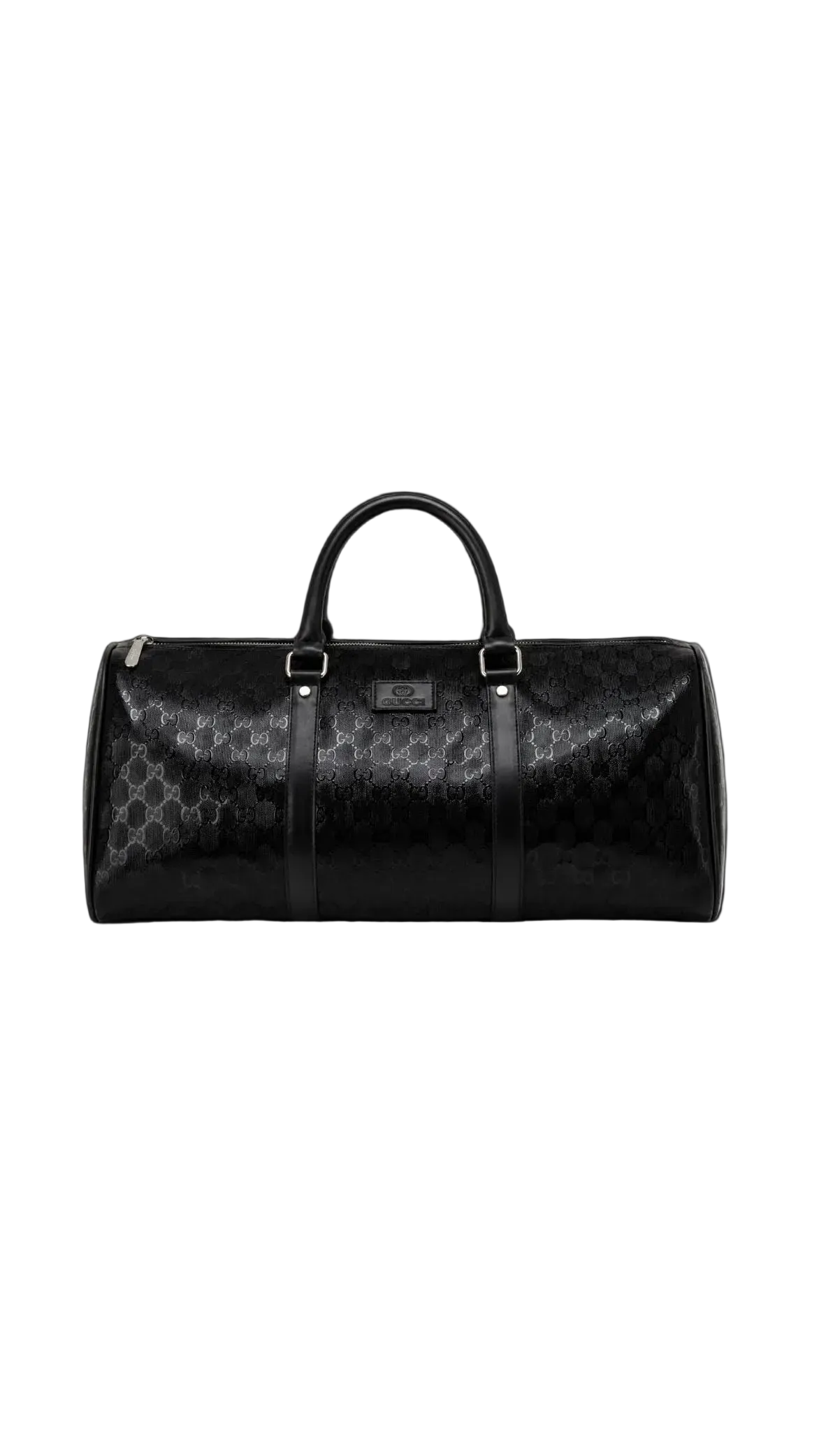 Gucci Cloth Monogram Bag – Black