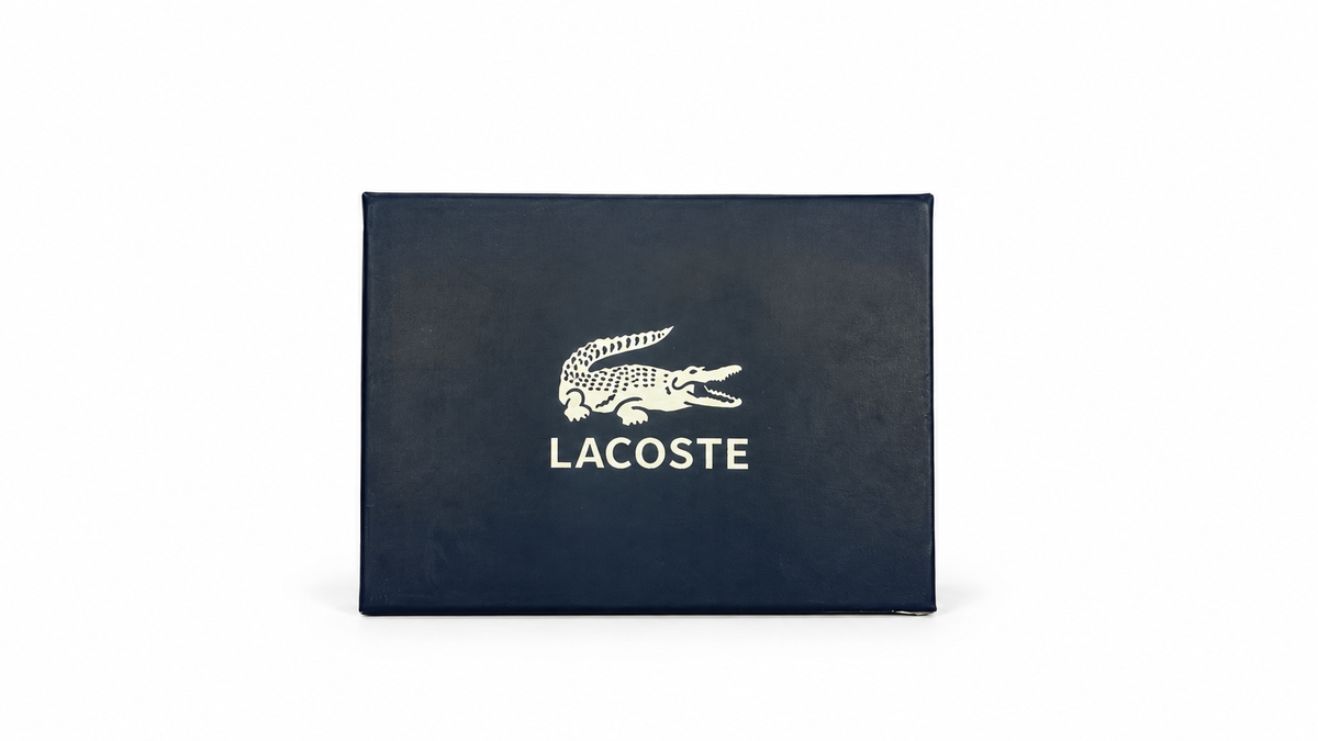 Lacoste Textured Wallet – Brown