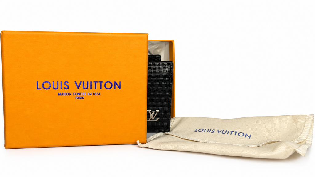 Louis Vuitton Textured Wallet – Black