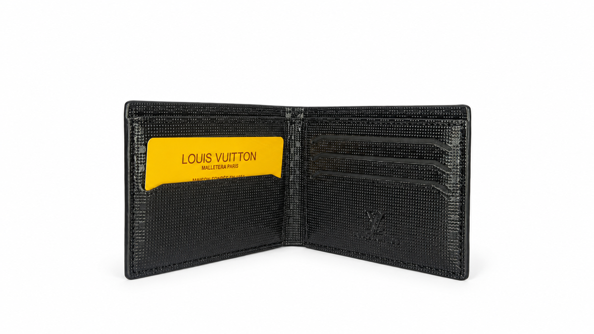 Louis Vuitton Textured Wallet – Black