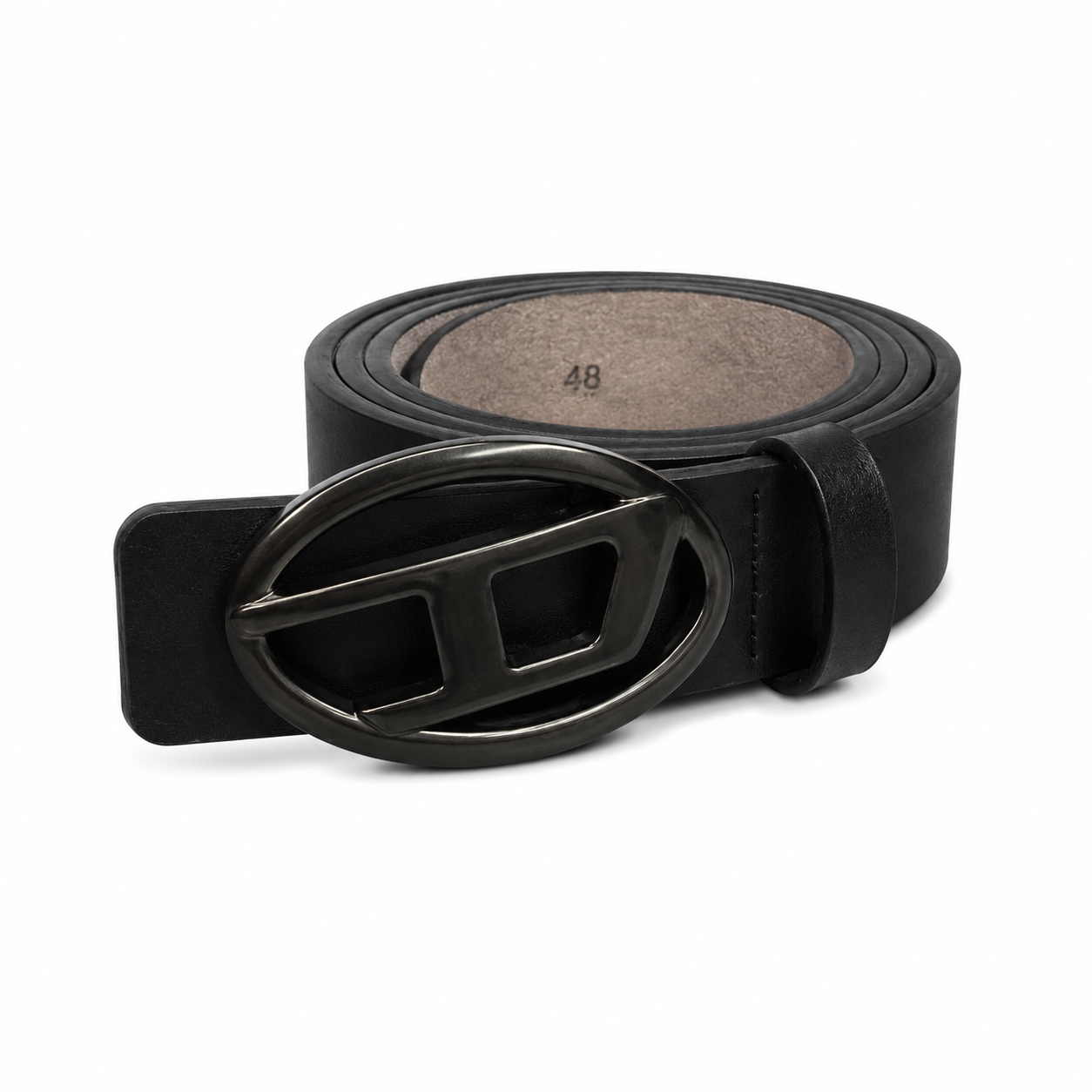 Diesel Leather Belt – Black