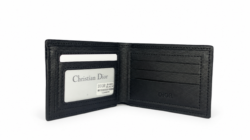Dior Monogram Wallet – Black