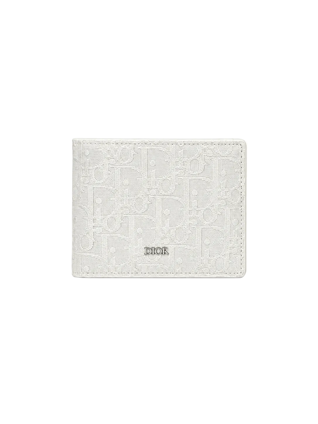 Dior Canvas Wallet – White