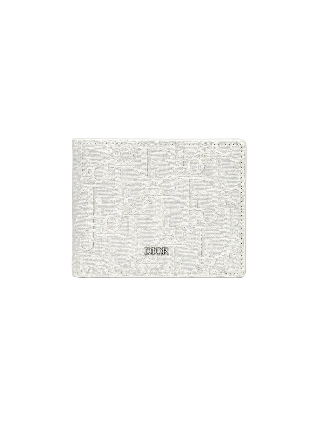 Dior Canvas Wallet – White