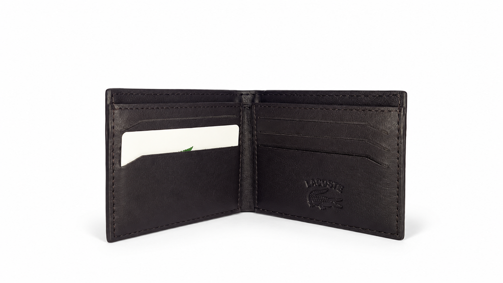 Lacoste Textured Wallet – Brown