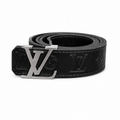 Louis Vuitton Monogram Belt – Black