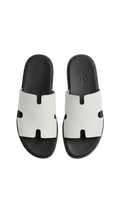 Hermès Oran Slides – White & Black