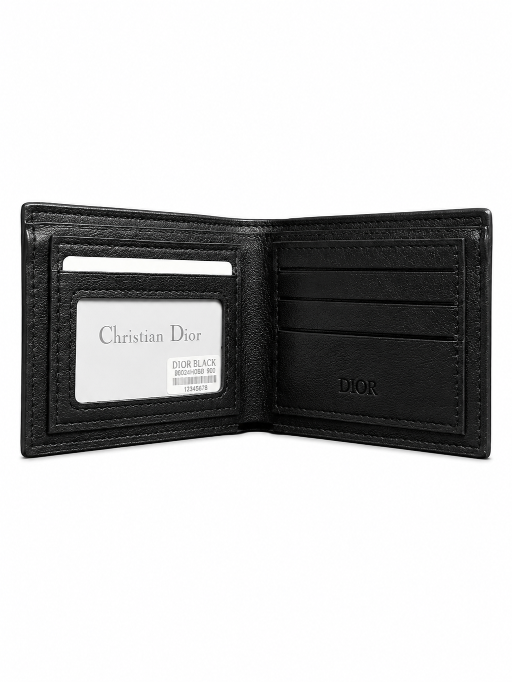 Dior Oblique Wallet – Black