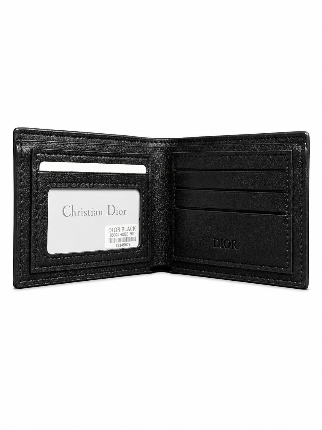 Dior Oblique Wallet – Black