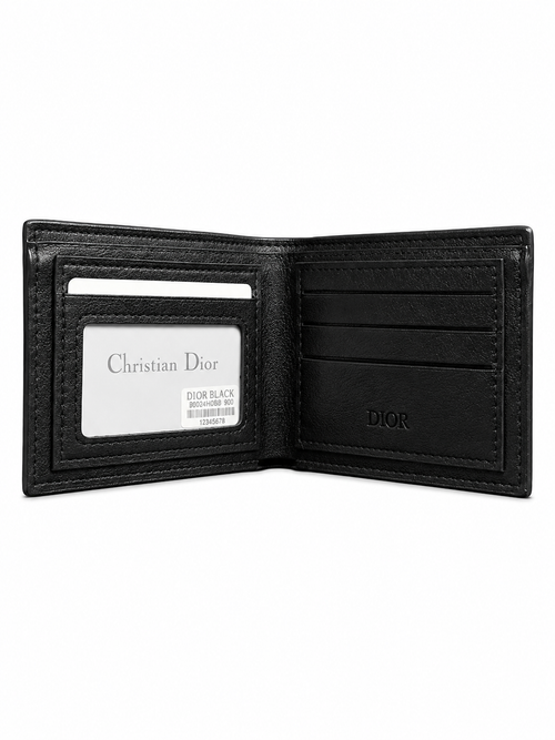 Dior Oblique Wallet – Black
